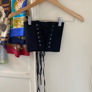 Zara Black Corset Top